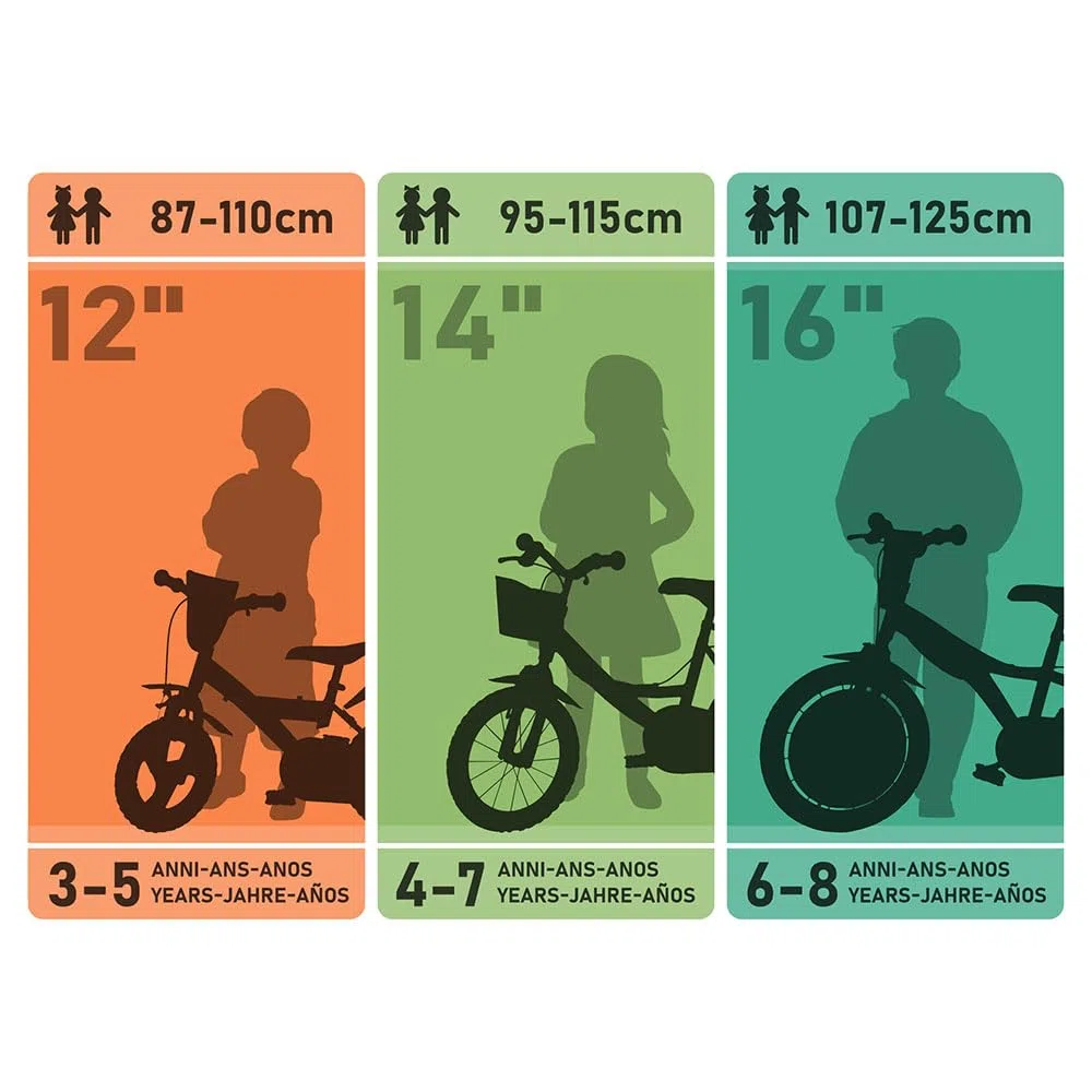 12 Zoll Dino Bikes Paw Patrol Mädchenfahrrad Kinderfahrrad