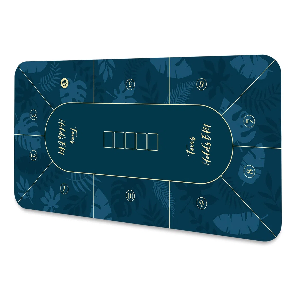 LaiEr Poker Matte Große Größe Tabelle Matte Texas Hold'em Poker Gummimatte Poker Topper für Tische Folding Super Portable Poker Tisch Blackjack Top Layout Mehrere Größe Auswahl(180 * 90 * 0.2cm,Blue)