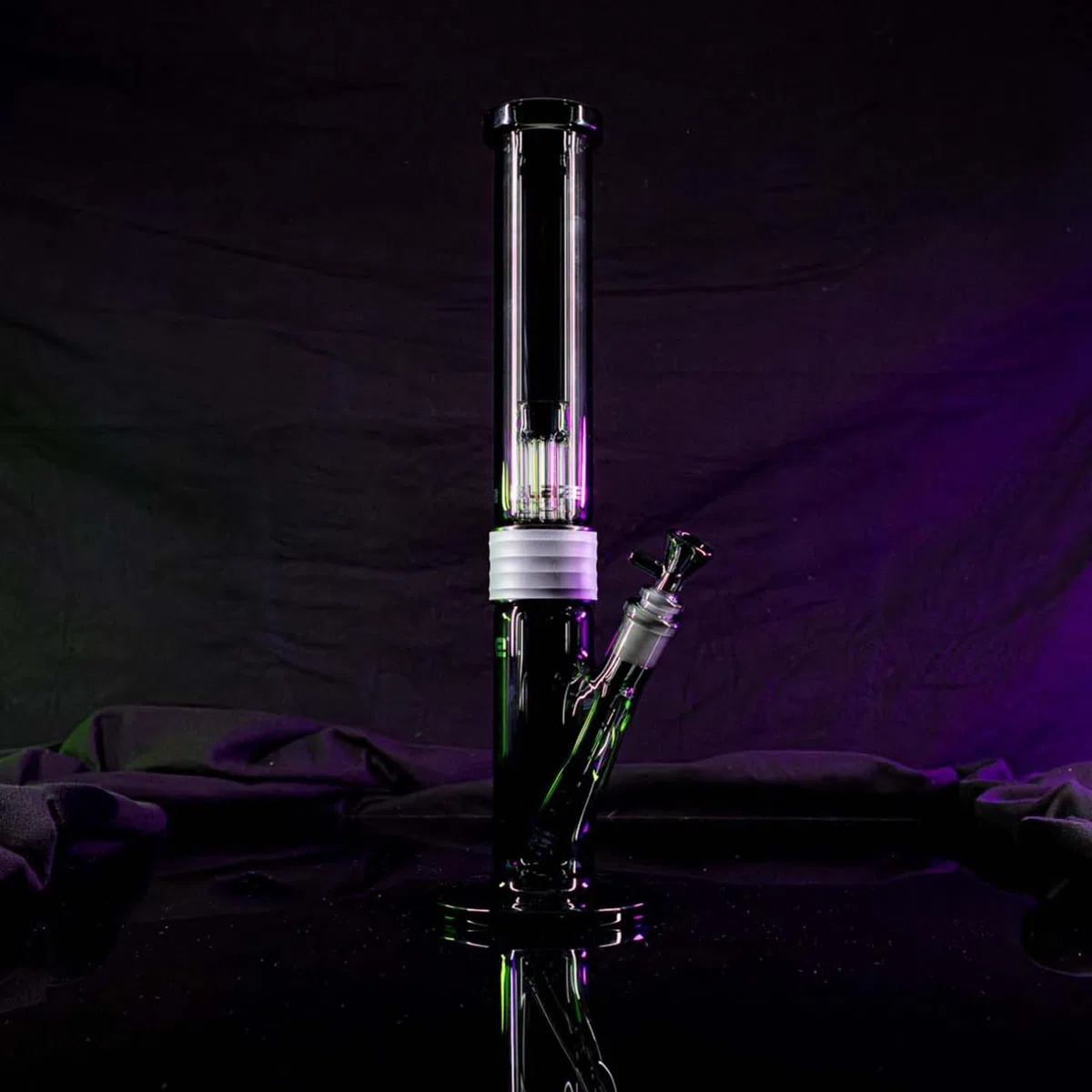 BLAZE Mix&Match 2.0 Zylinderbong Bausatz schwarz, 41 cm, Borosilikatglas, Diffusor
