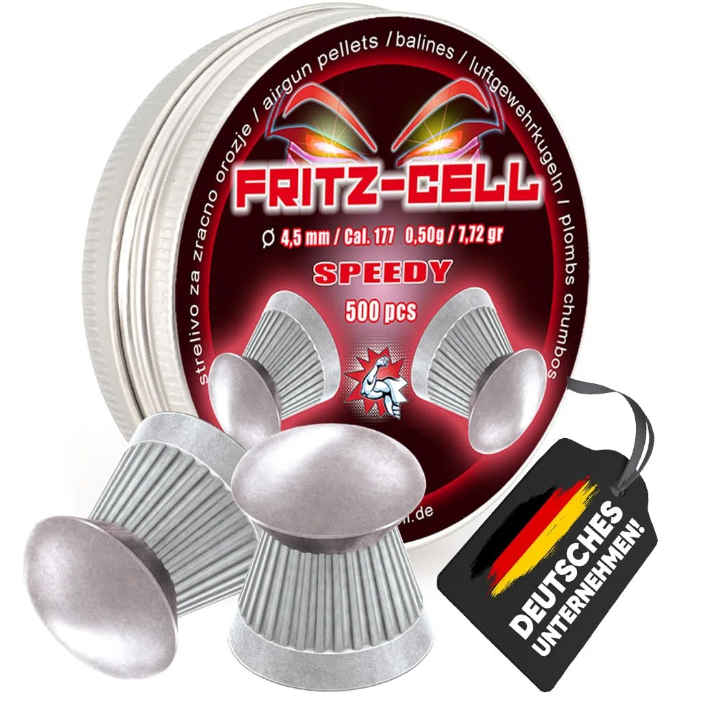 500 Speedy Diabolos 4,5mm Fritz-Cell für Luftgewehr Luftpistole