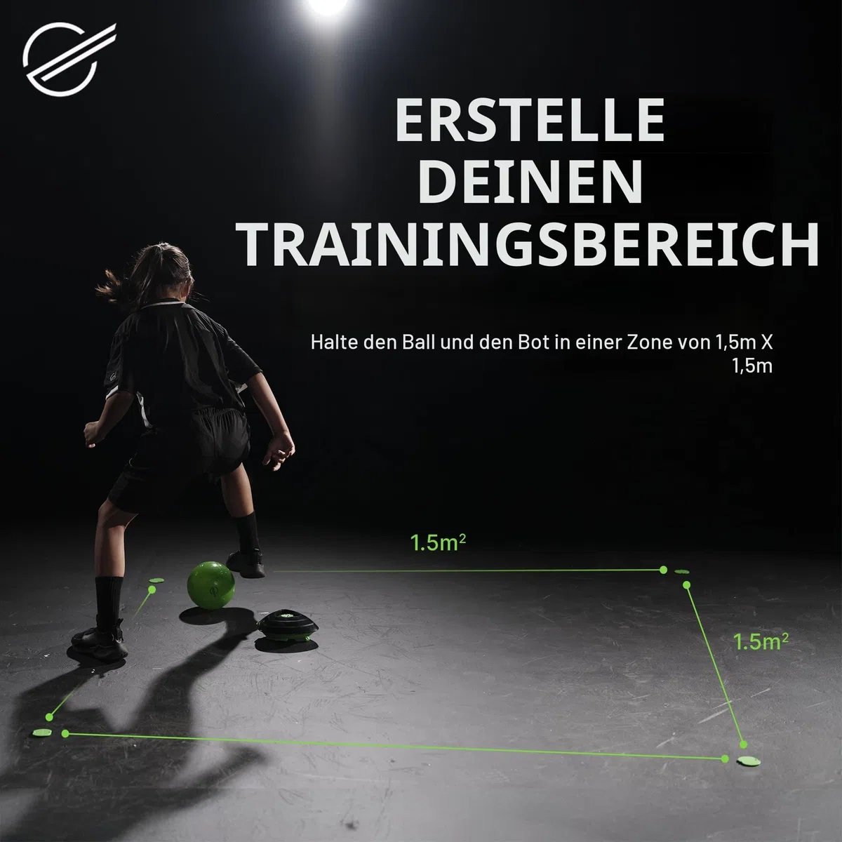 Soccer Bot Smart Ball, Trainingsroboter für den Innenbereich, Solo oder Multiplayer, für Kinder ab 6 Jahren, MR100