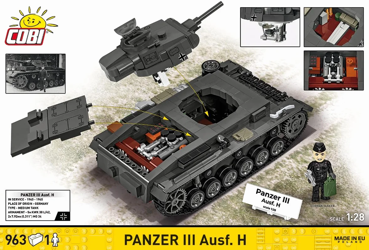Panzer III AUSF. H Scale 1:28