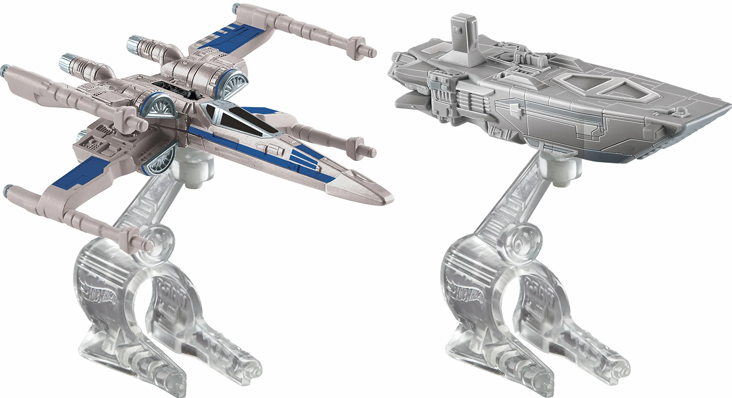 Hot Wheels Star Wars: The Force Awakens First Order Transporter vs. X-Wing Fighter Starship, 2er-Pack