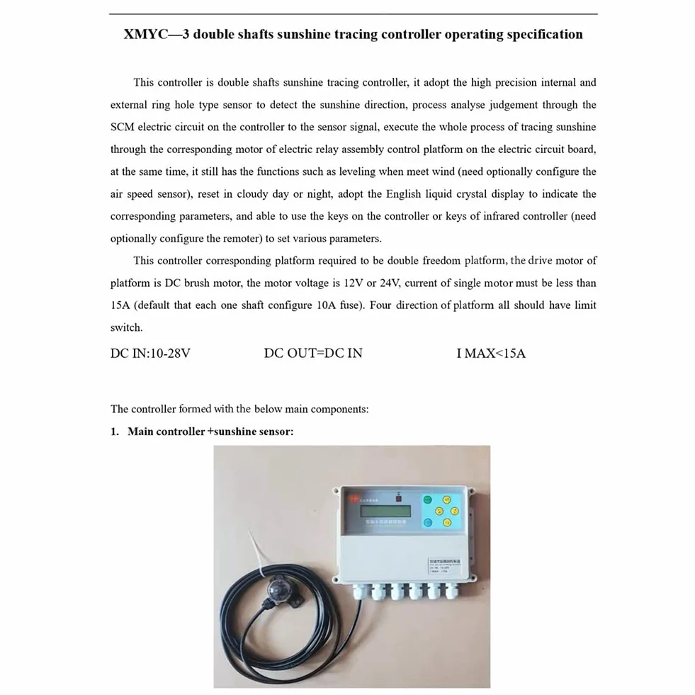 Dual Solar Tracker, automatisches Solar-Tracking-System, Plattformverfolgung mit Freiheitsgraden, Sonnentracker