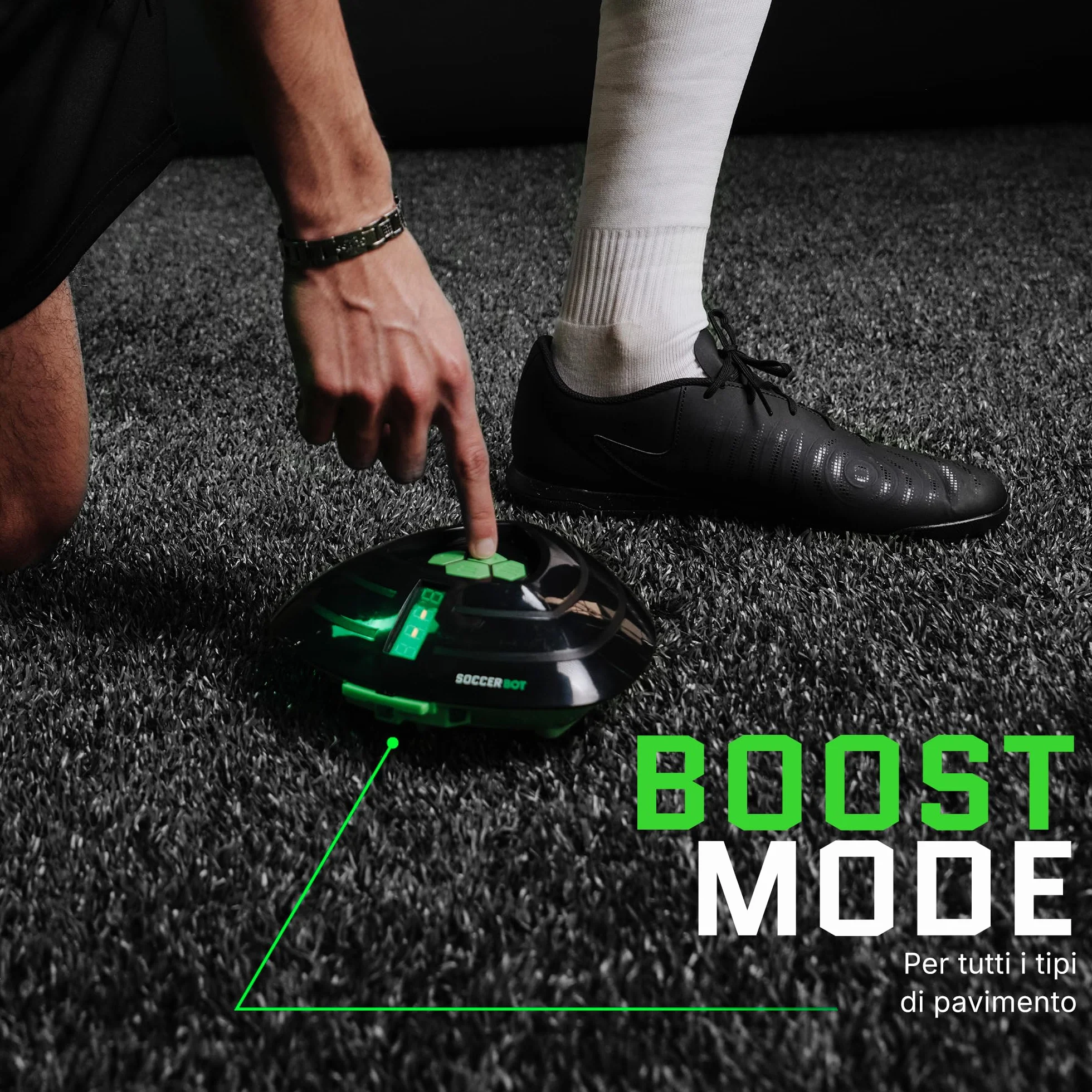 Soccer Bot Smart Ball, Trainingsroboter für den Innenbereich, Solo oder Multiplayer, für Kinder ab 6 Jahren, MR100