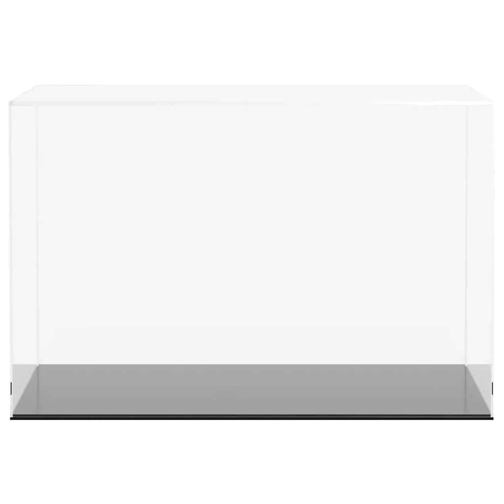 vidaXL Vitrine, Schaukasten Staubschutz, Sammlervitrine für Sammlerstücke Spielzeug Figuren, Ausstellungsbox Acrylbox, Transparent Acryl
