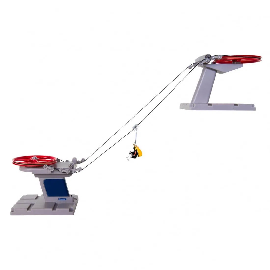 Jaegerndorfer JaegerndorferJC83290 Kompakte Seilbahn, Maßstab 1:32, blau/orange, Mehrfarbig