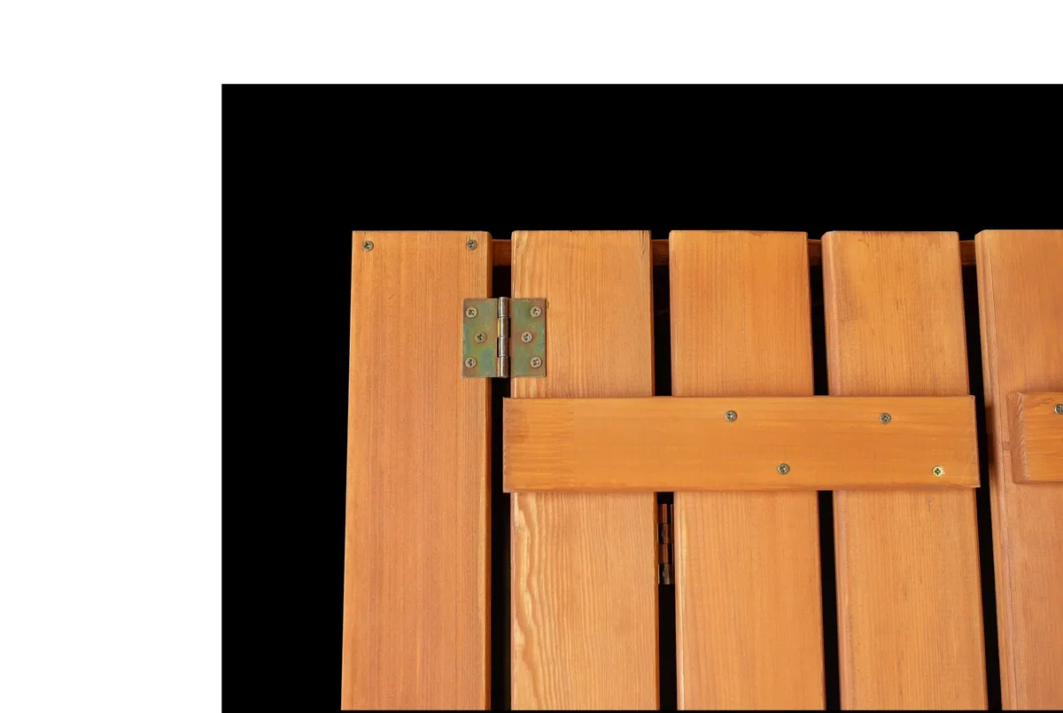 SunWood Sandkasten 100x100 cm Imprägniert Premium Sandbox mit Abdeckung Sitzbänken Deckel Plane Sandkiste Holz Kiefer Sandkastenvlies Amber-Imprägniert