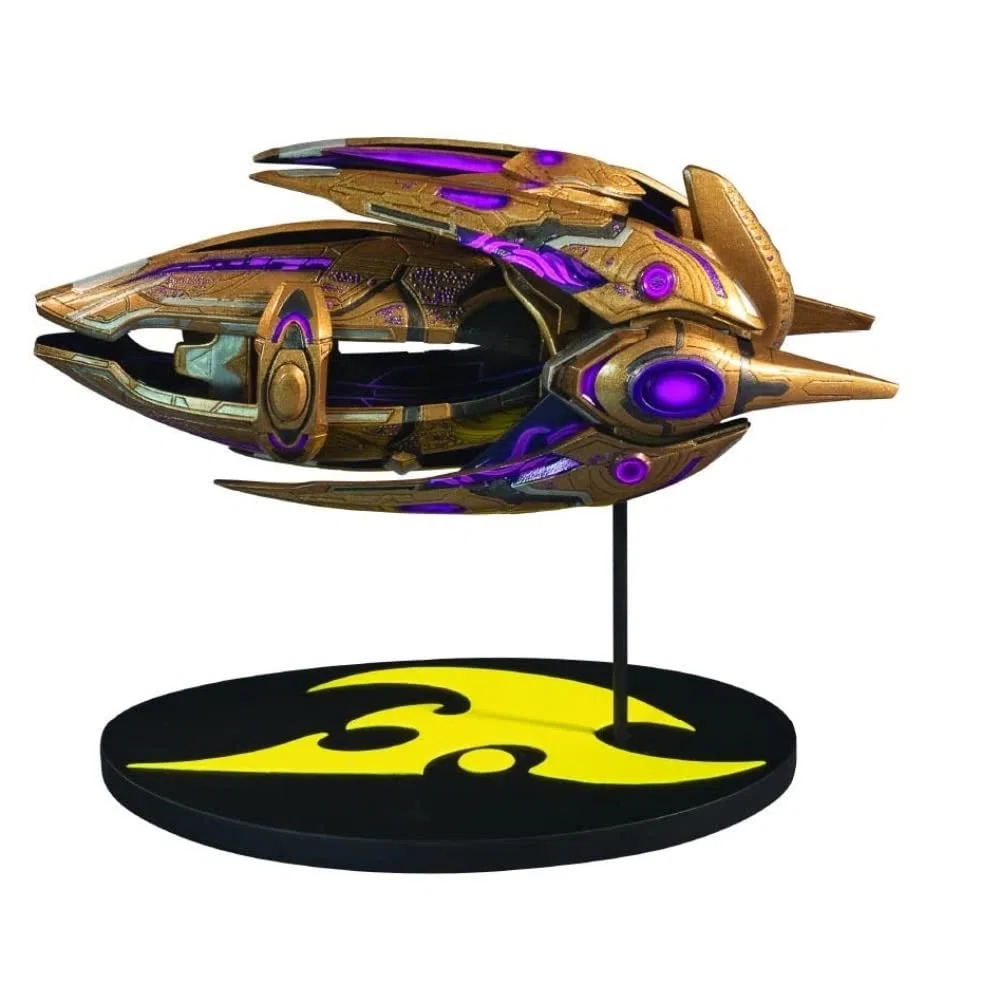 Blizzard StarCraft Limited Edition Golden Age Protoss Carrier Ship Model Building Collectible Model Figur, Small to Medium, Kid