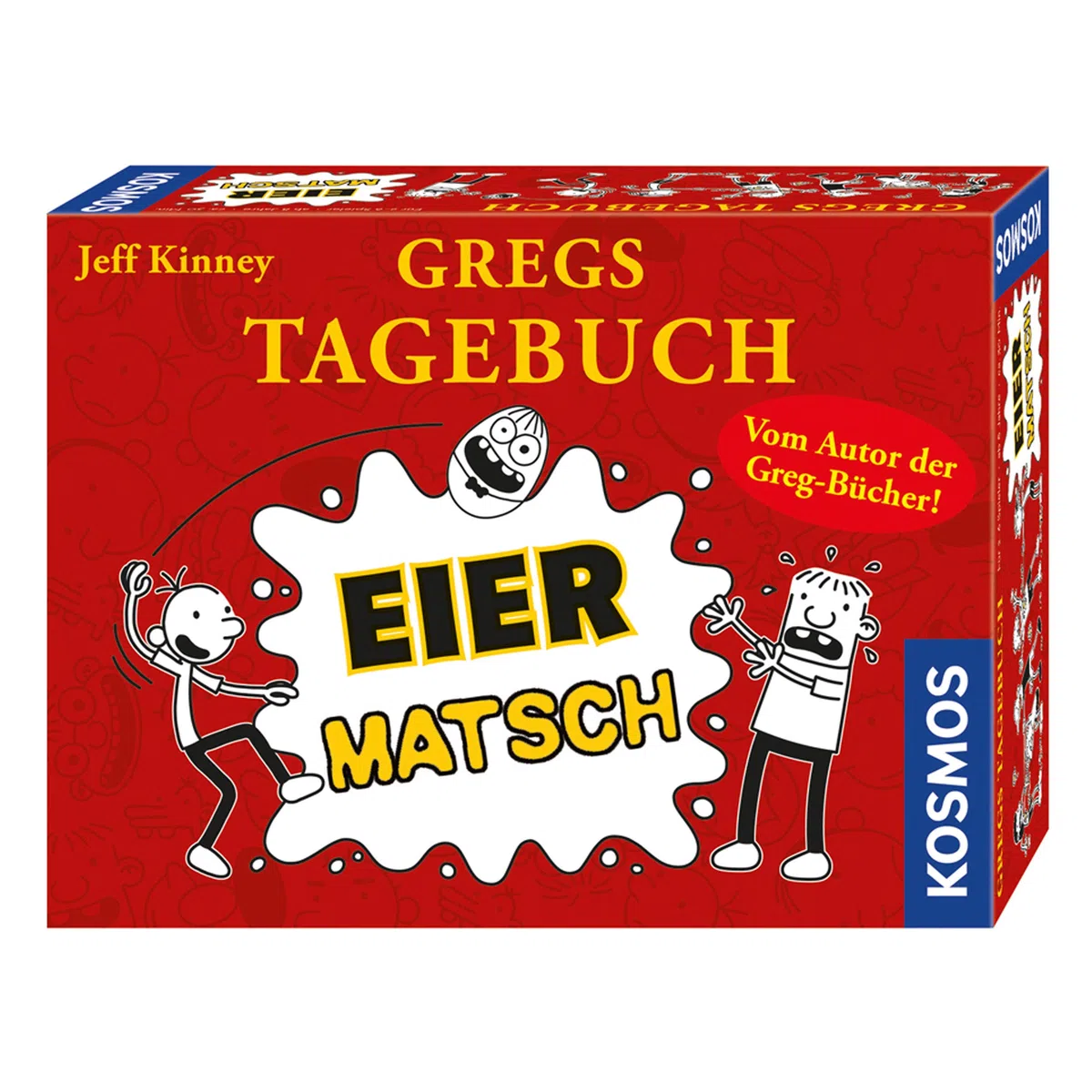 KOSMOS 691905 Gregs Tagebuch - Eier-Matsch, Gregs Tagebuch Spiel für 2-6 Spieler ab 8 Jahren, actionreiches lustiges Spiel