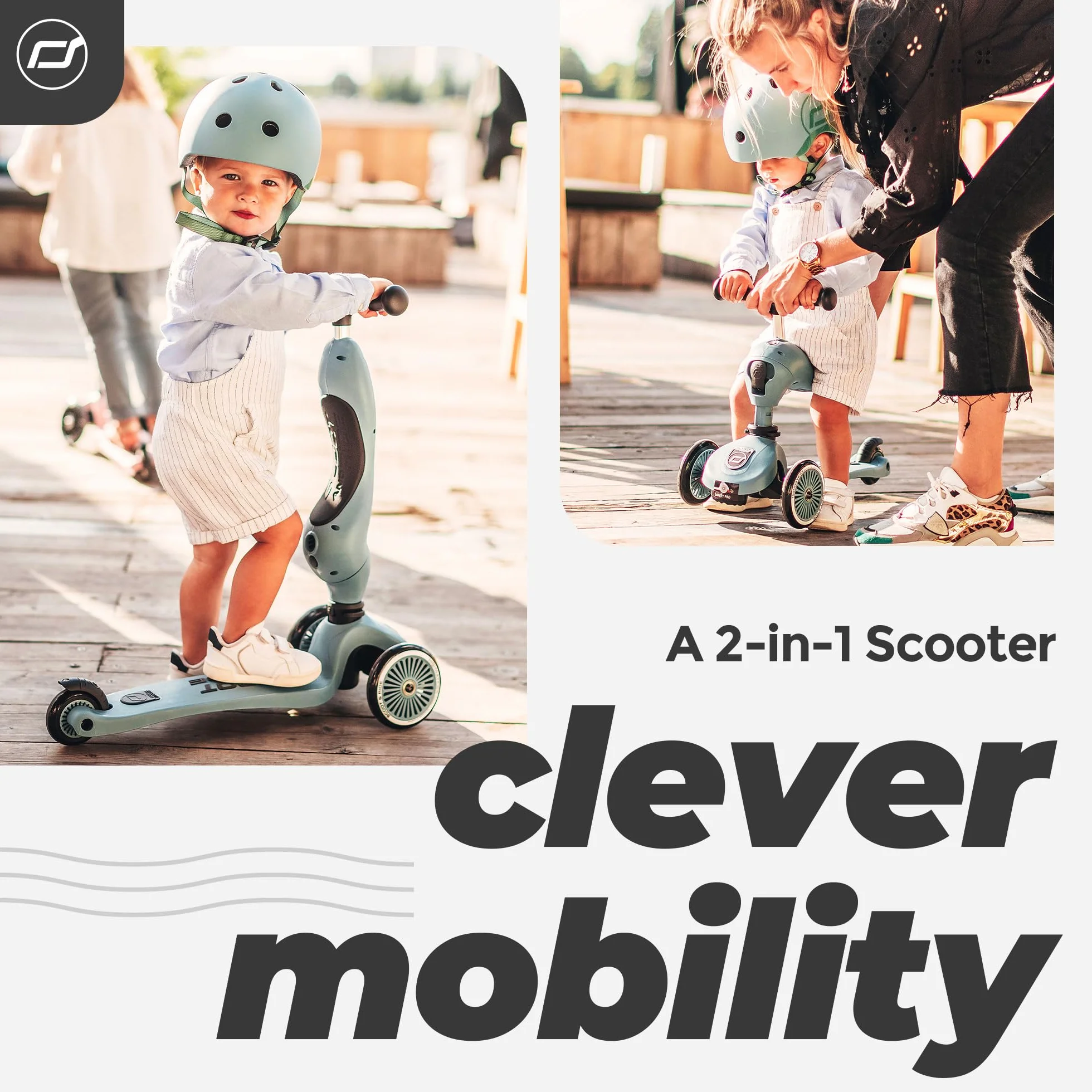 Highway Kick 1 - Scoot & Ride 2-in-1 Kickboard mit Sitz