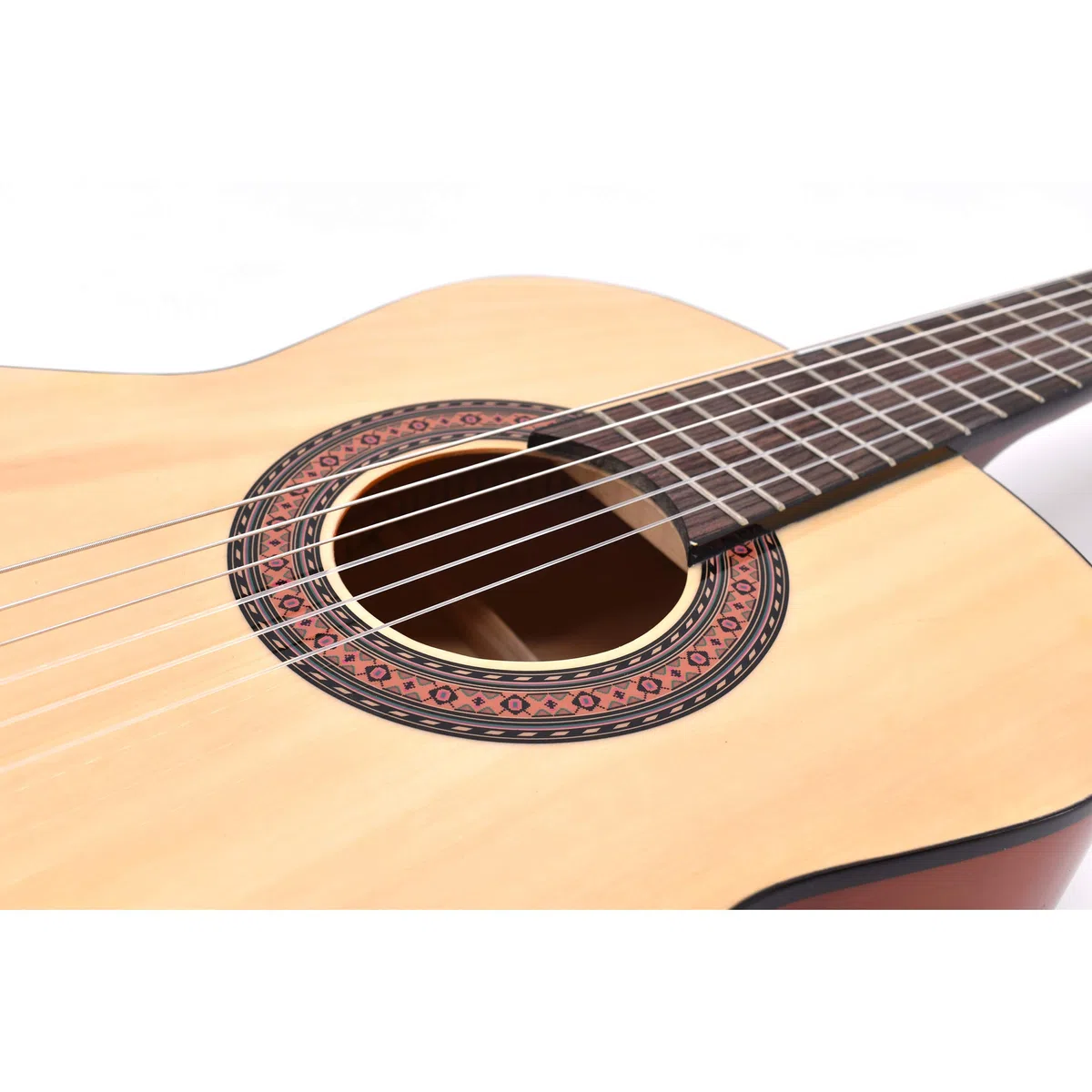 Voggenreiter Kindergitarre 1/2 Größe aus Holz - Gitarre für Kinder ab 6 Jahren für Anfänger geeignet, natur