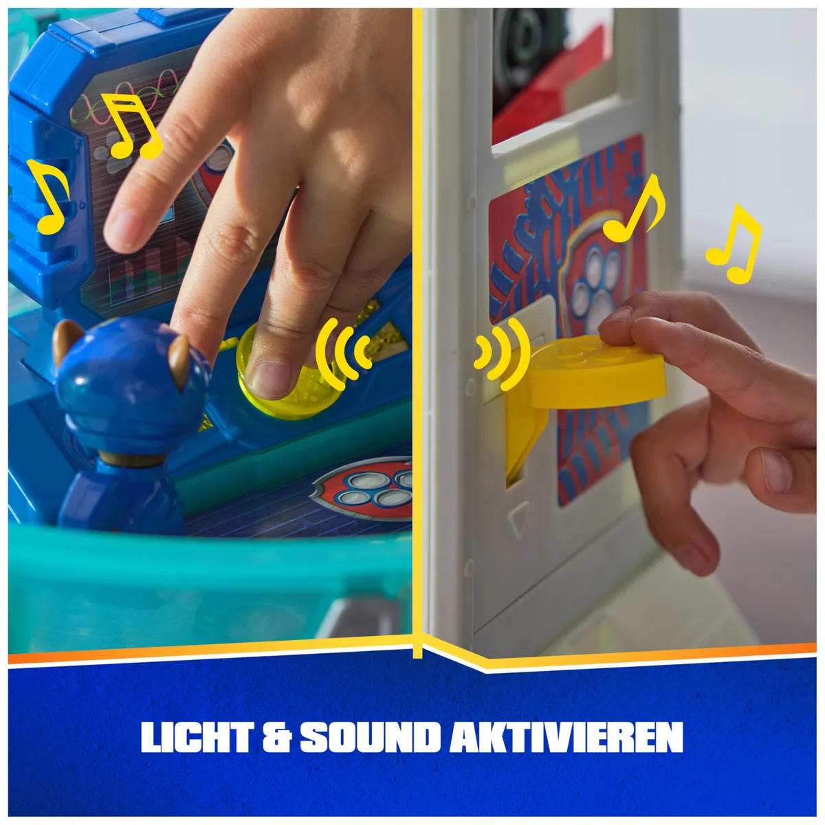 PAW Patrol Rescue Wheels - Superloop Tower, extragroßer Tower mit Startrampe und Looping, Licht- & Geräuscheffekten, inkl. Chase Monstertruck und Figur, Spielzeug für Kinder ab 3 Jahren
