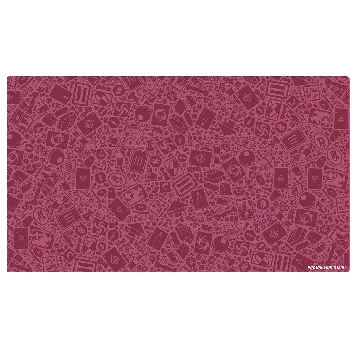 Neoprene Play MAT | spielmatte für Brettspiele, Würfel und Karten | 140 x 80 cm | WASSERDICHT, rutschfest und ROLLBAR (Gaming (Pink))