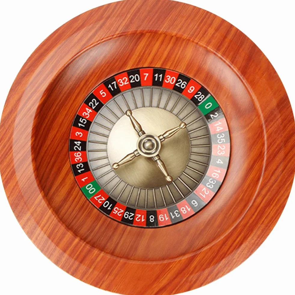 Russisches Holz-Roulette-Rad-spielset, Russisches Roulette-Rad-Set, Casino-spieltisch, Roulette-Casino-spielabend Unverzichtbar