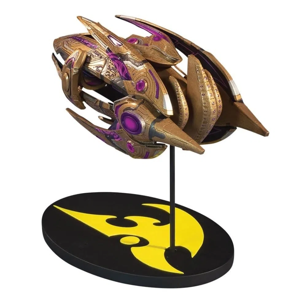 Blizzard StarCraft Limited Edition Golden Age Protoss Carrier Ship Model Building Collectible Model Figur, Small to Medium, Kid