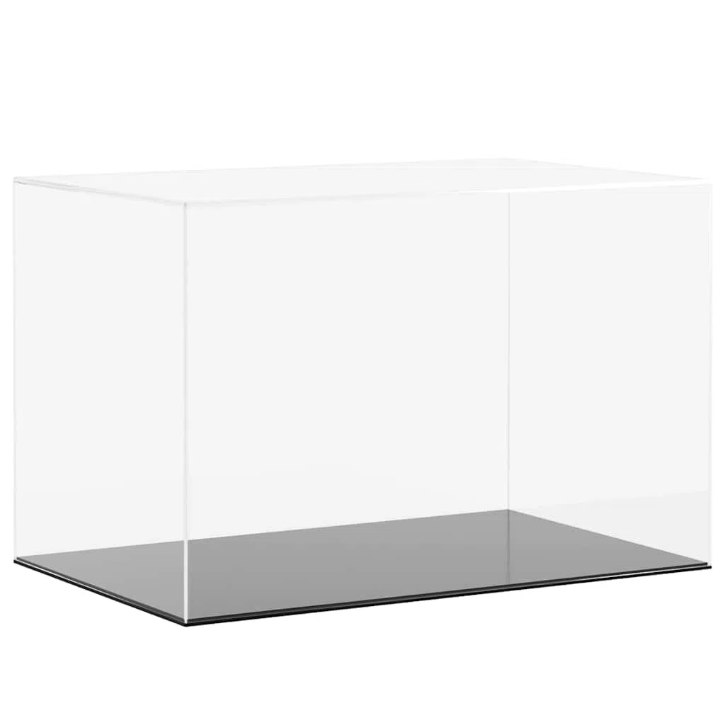 vidaXL Vitrine, Schaukasten Staubschutz, Sammlervitrine für Sammlerstücke Spielzeug Figuren, Ausstellungsbox Acrylbox, Transparent Acryl