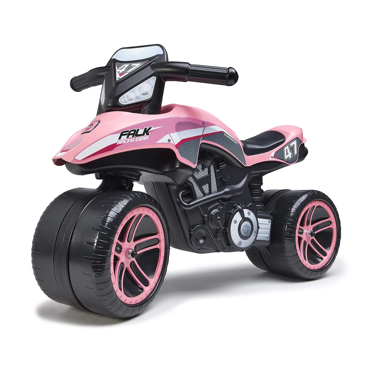 Falk Rennrad Racing Team Rosa – ab 2 Jahren extra große Räder – entwickelt Gleichgewicht und Motorik – 538