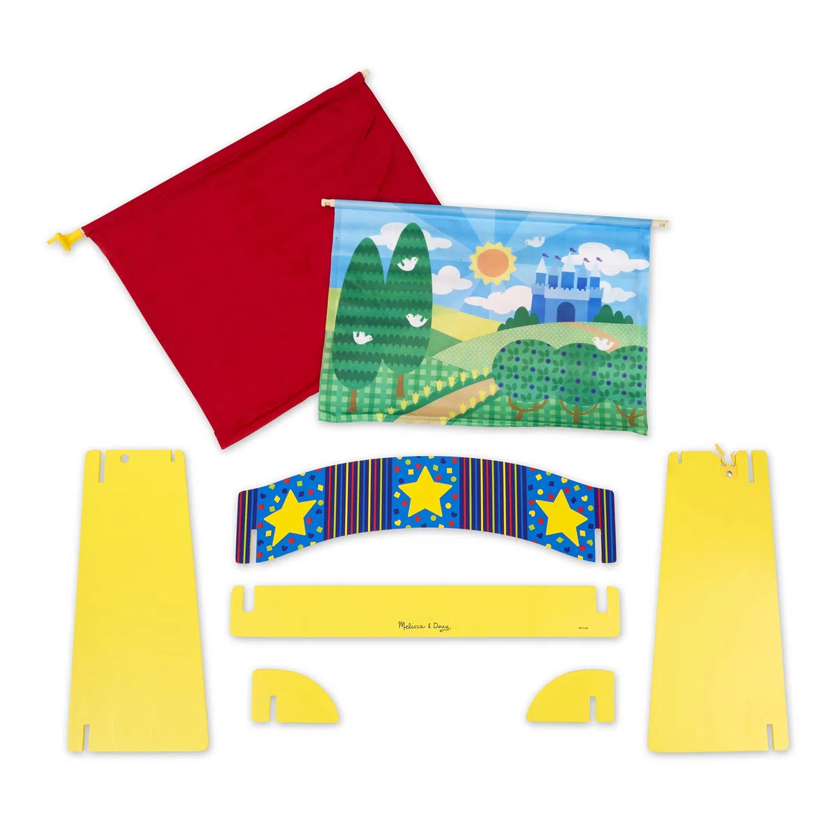 Melissa & Doug 12536 Tisch Puppentheater aus Holz