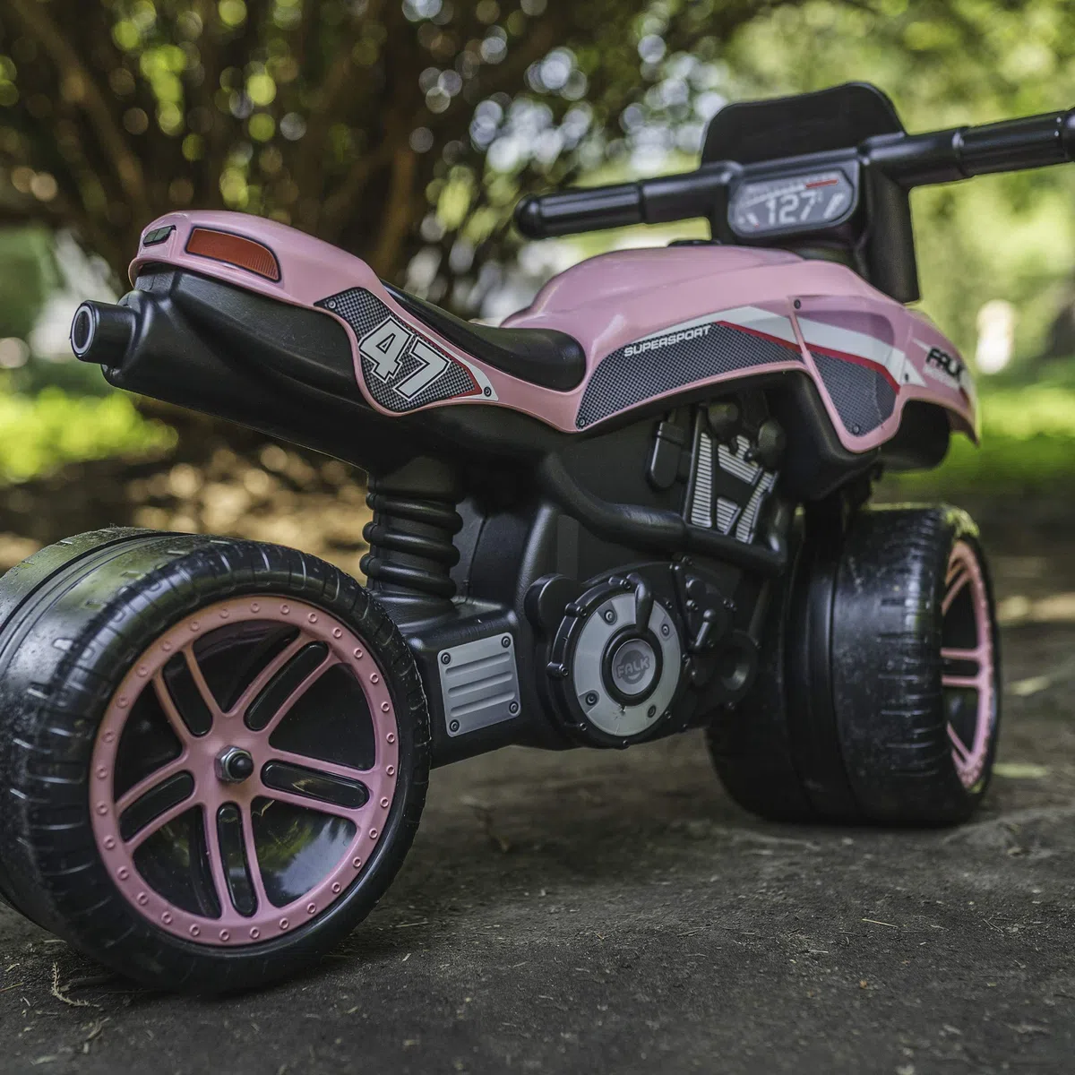 Falk Rennrad Racing Team Rosa – ab 2 Jahren extra große Räder – entwickelt Gleichgewicht und Motorik – 538
