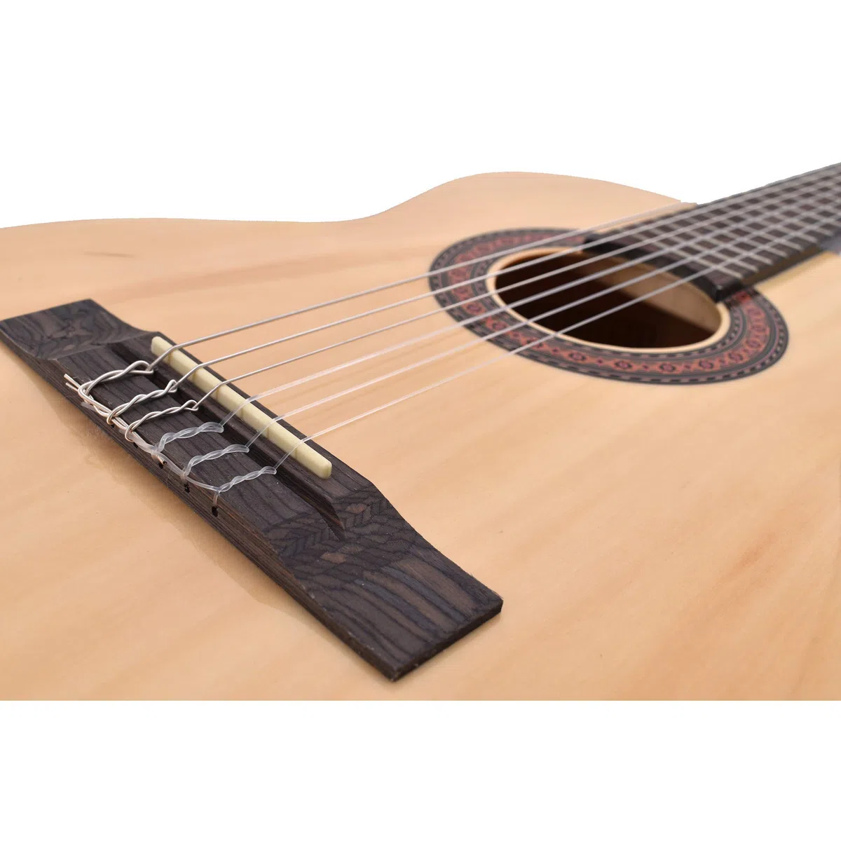 Voggenreiter Kindergitarre 1/2 Größe aus Holz - Gitarre für Kinder ab 6 Jahren für Anfänger geeignet, natur