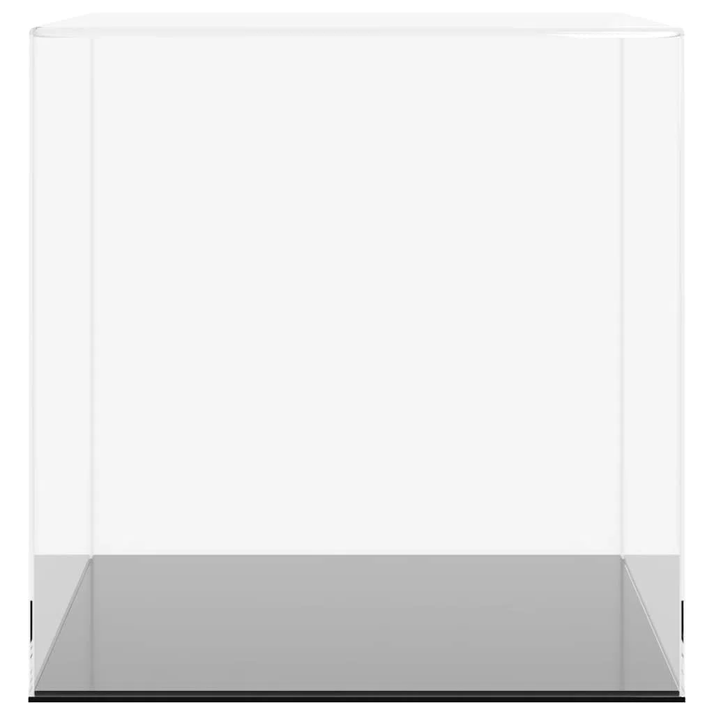vidaXL Vitrine, Schaukasten Staubschutz, Sammlervitrine für Sammlerstücke Spielzeug Figuren, Ausstellungsbox Acrylbox, Transparent Acryl